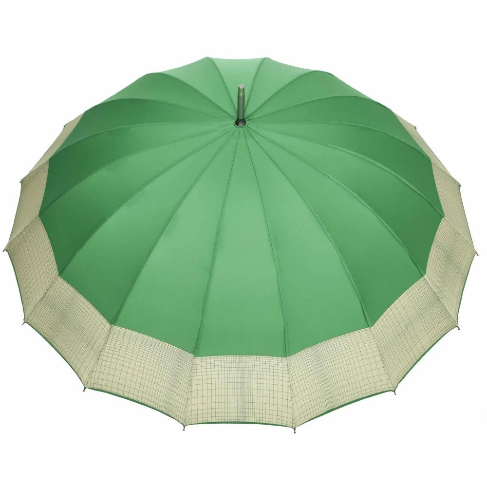 PARASOL DAMSKI 16 KLINOWY zielony