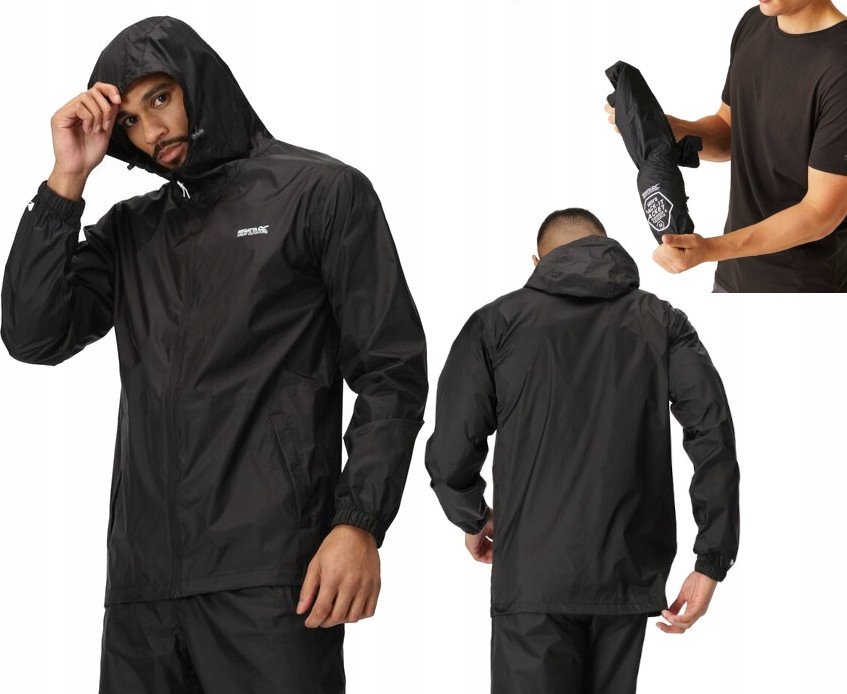 Męska kurtka przeciwdeszczowa Regatta z membraną RMW281 800 XXL