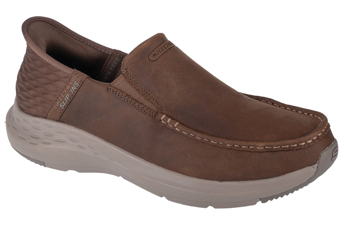 Skechers Parson - Oswin 204866-DSRT, Męskie, półbuty, Brązowy