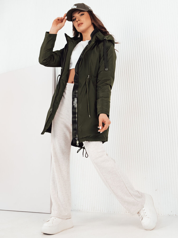 Kurtka damska parka VERCHA zielona Dstreet TY4260-XXL