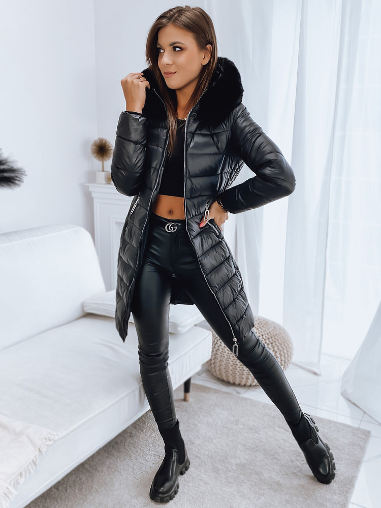 Kurtka damska pikowana ATENS czarna Dstreet TY3125-XXL