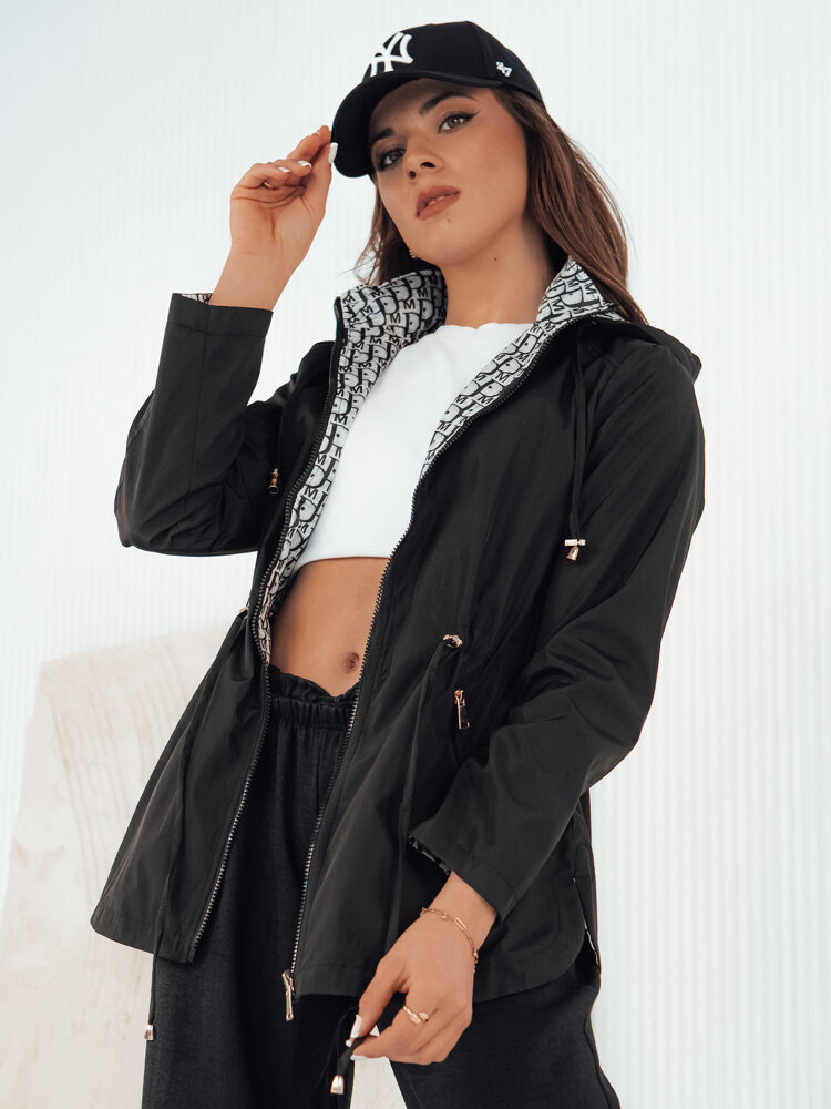 Kurtka parka damska BEGET czarna Dstreet TY4264-S