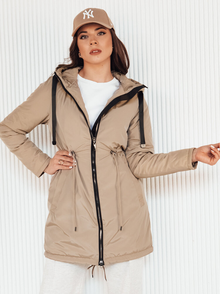 Kurtka damska parka VERCHA beżowa Dstreet TY4261-XXL