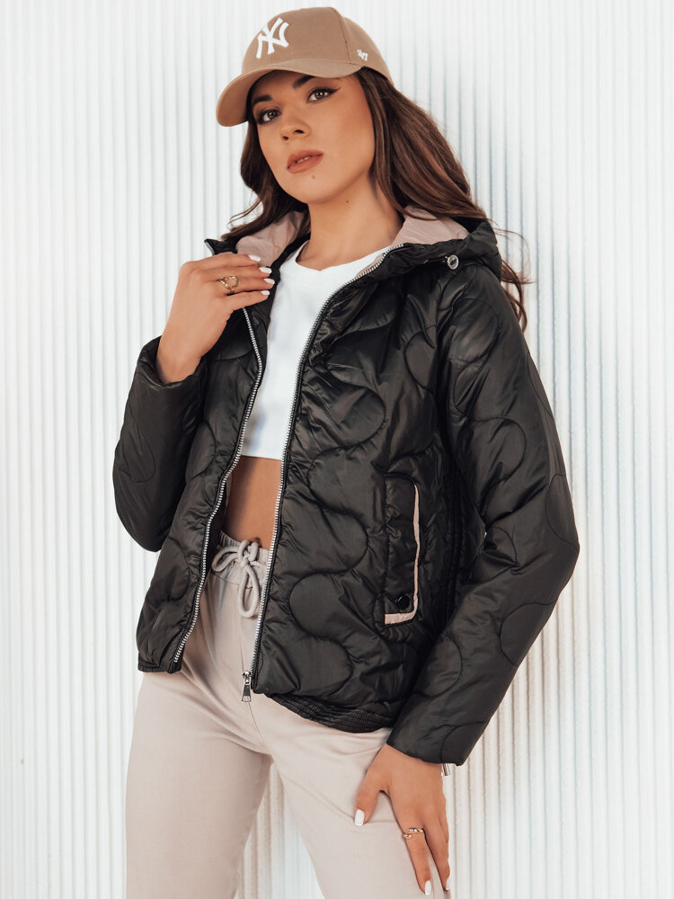 Kurtka damska czarna Dstreet TY4240-L