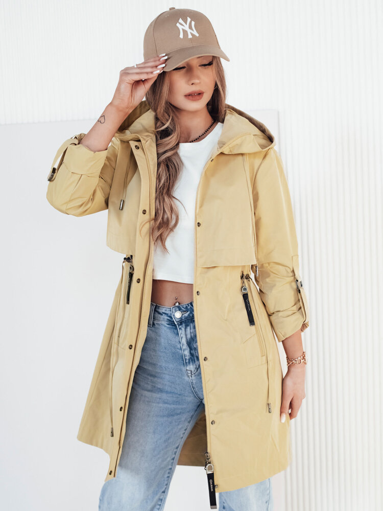 Kurtka damska parka TILSON żółta Dstreet TY4193-XXL