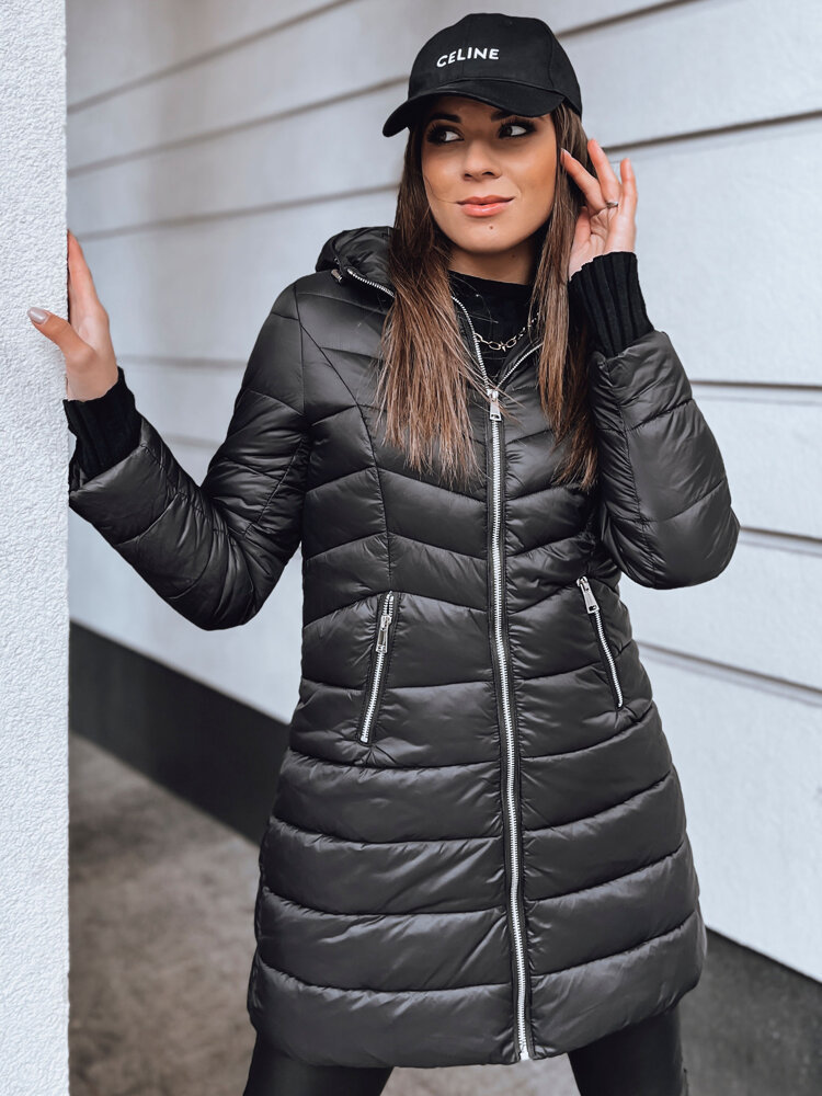 Kurtka damska pikowana CLOUDY czarna Dstreet TY3980-S