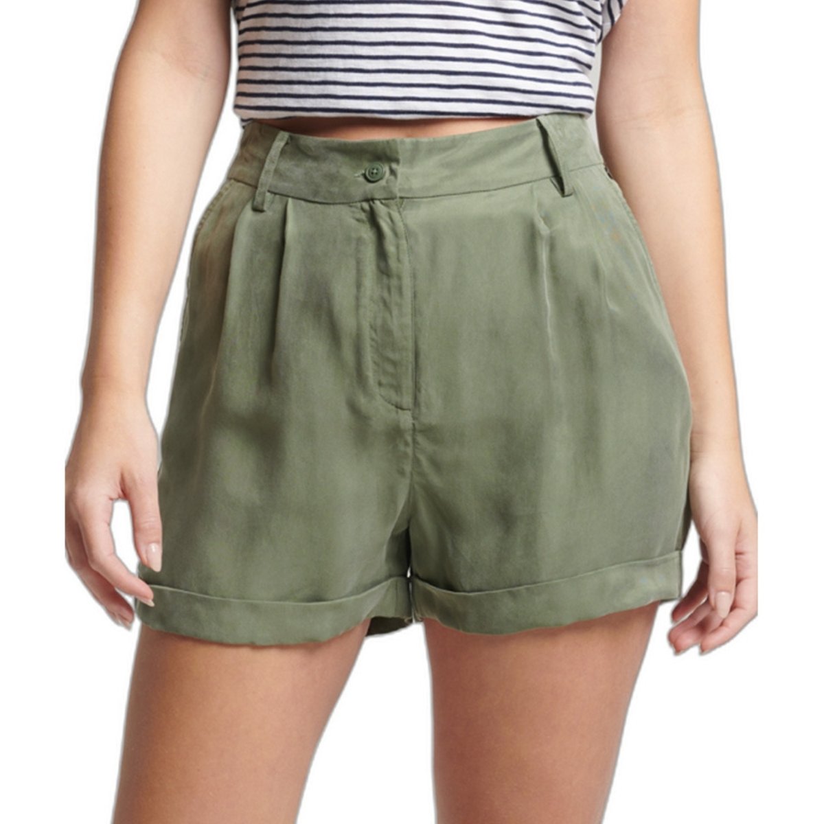 Spodenki damskie Superdry Studios Cupro szorty -M