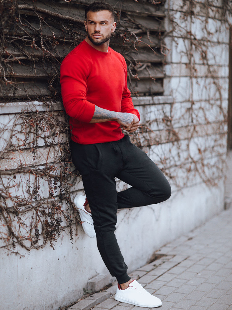Dres męski czerwono-czarny Dstreet AX0739-XL