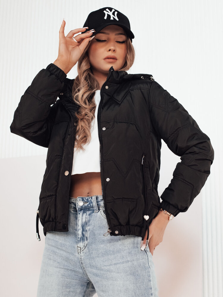 Kurtka damska pikowana ZERNI czarna Dstreet TY4175-XXL