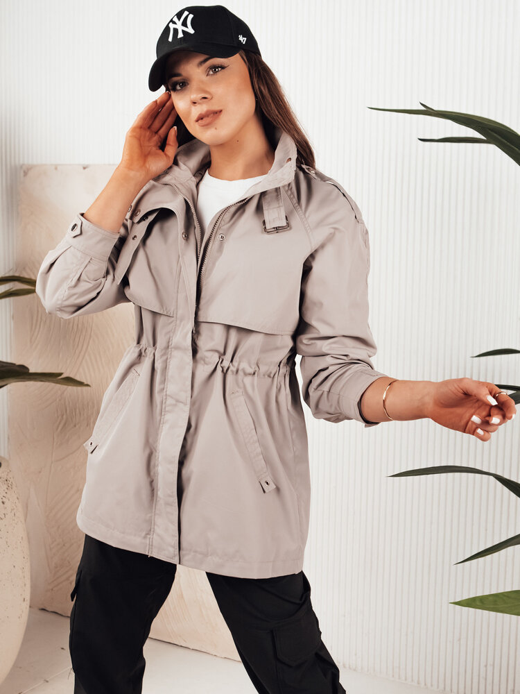 Kurtka parka damska TILAN beżowa Dstreet TY4275-L