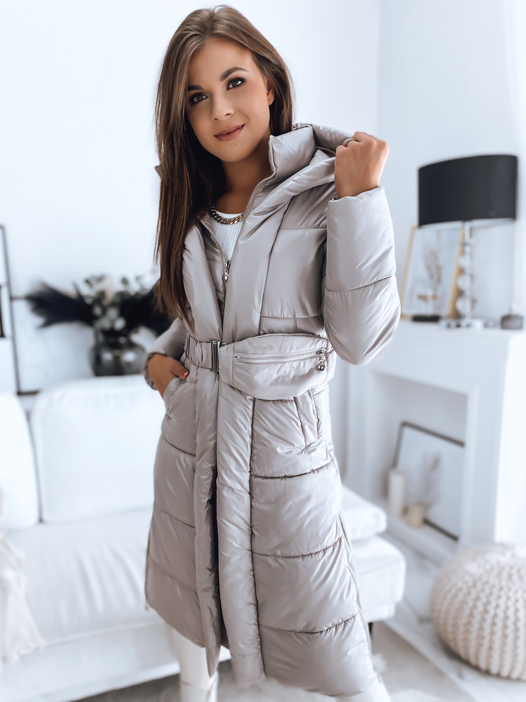 Płaszcz damski LINA beżowy Dstreet TY3110-XXL
