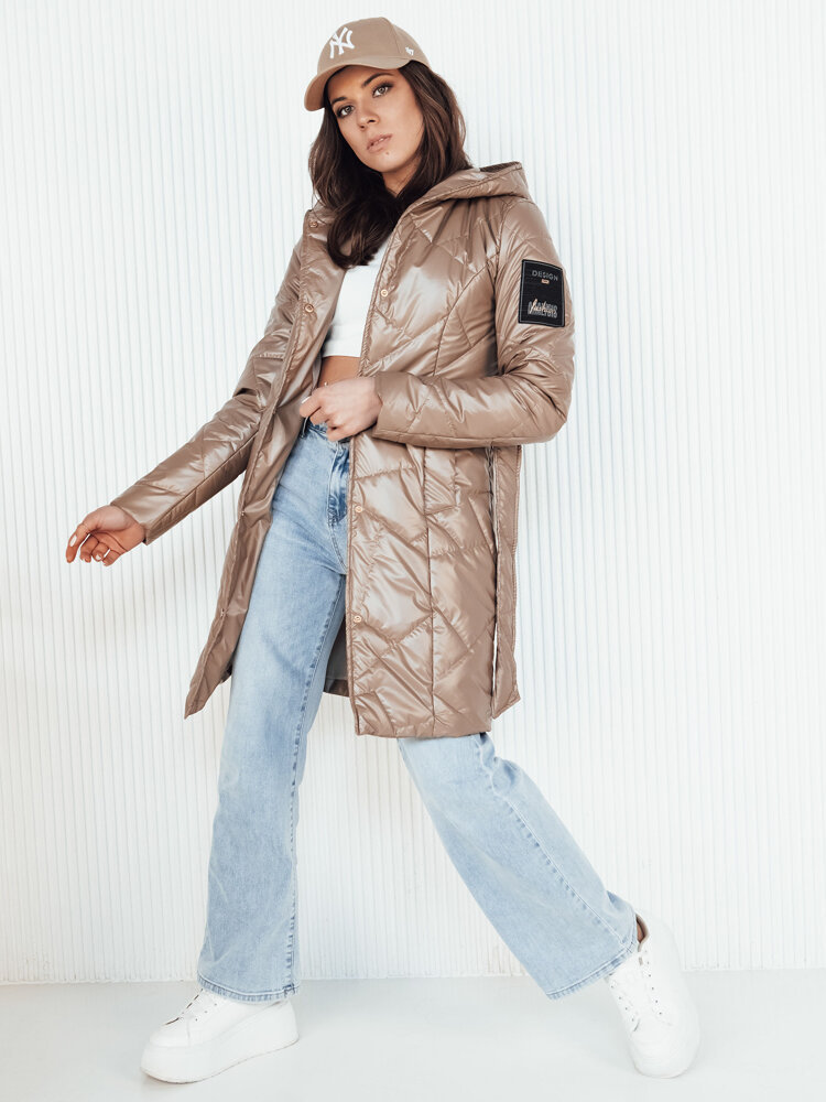 Płaszcz damski PAUL kamelowy Dstreet TY4108-S