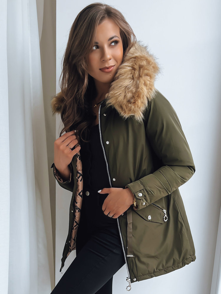 Kurtka damska parka SUENO zielona Dstreet TY3657-XXL