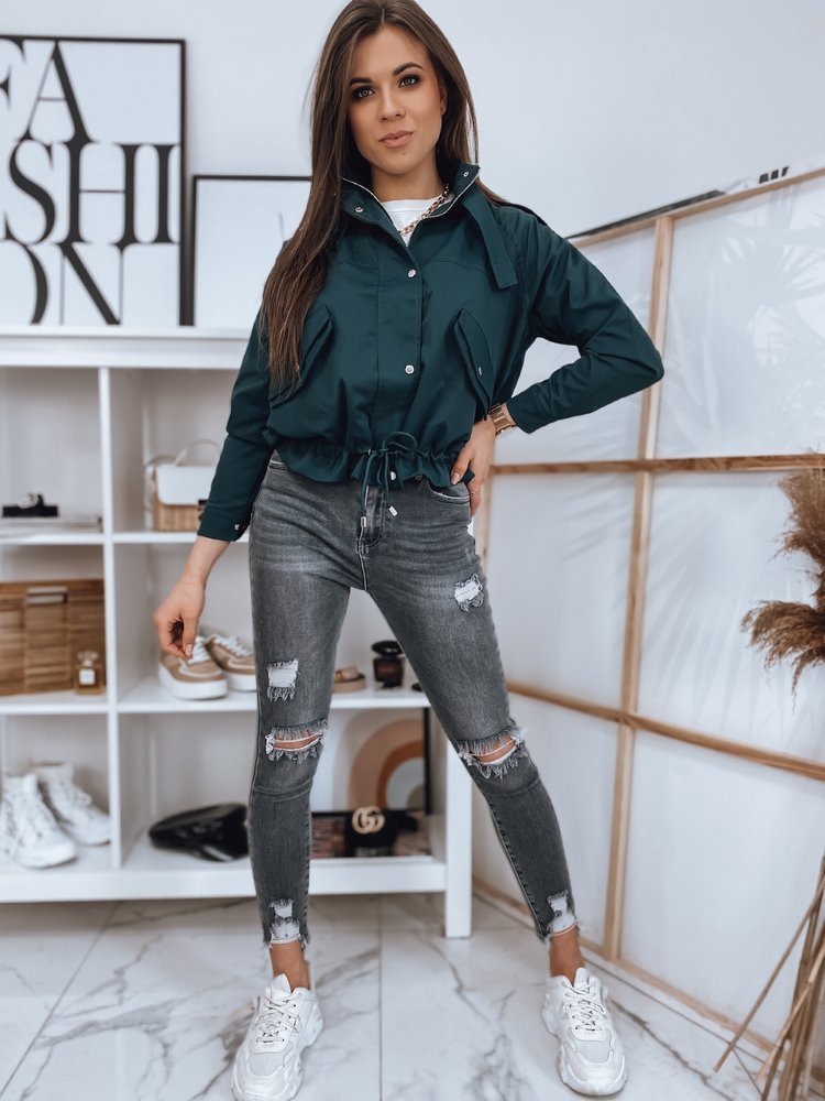 Kurtka damska bomberka SISI zielona Dstreet TY1858-XL