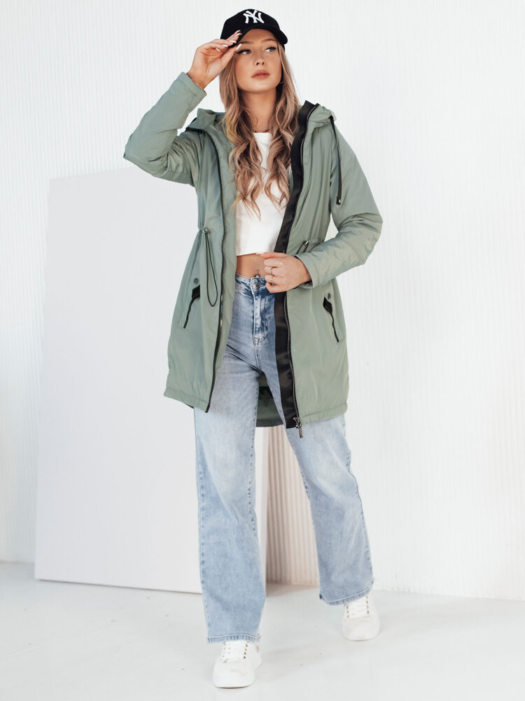 Kurtka damska parka GROLIN zielona Dstreet TY4174-M