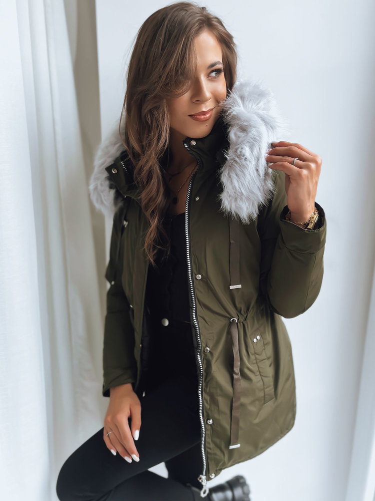 Kurtka damska parka MOLLA zielona Dstreet TY3658-L