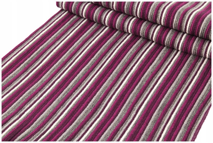 MODNY Szalik Szal Fuksja Fiolet Damski GREG af04