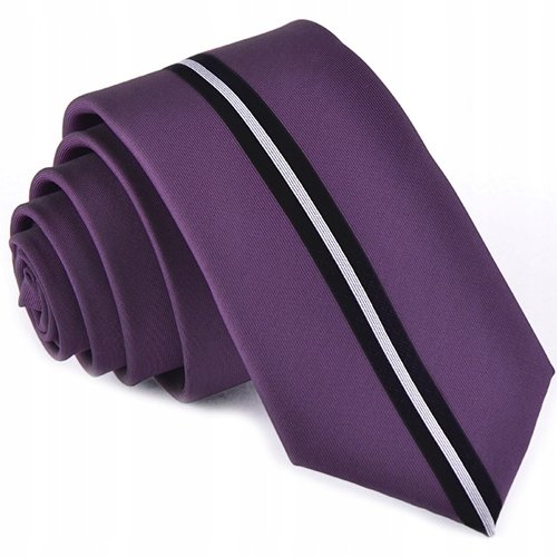 PANEL MIKROFIBRA Wąski 6cm Krawat Męski Śledź PN7