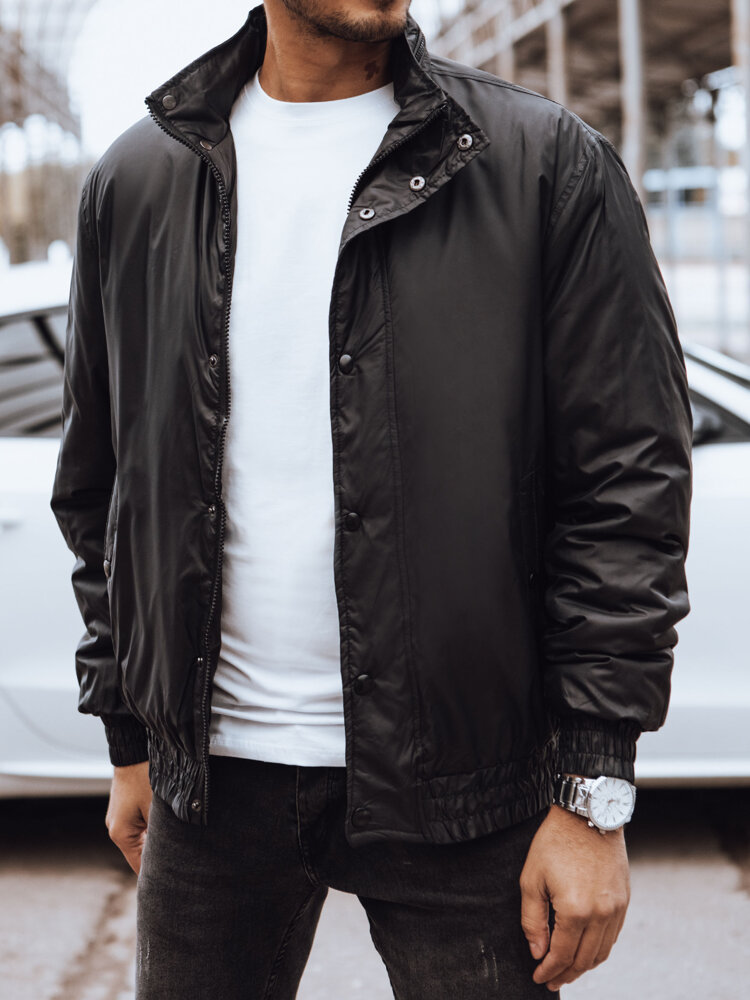 Kurtka męska przejściowa czarna Dstreet TX4583-M