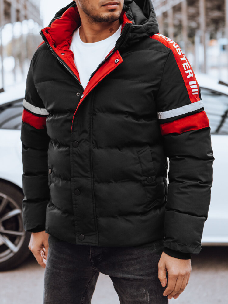 Kurtka zimowa męska pikowana czarna Dstreet TX4568-XL