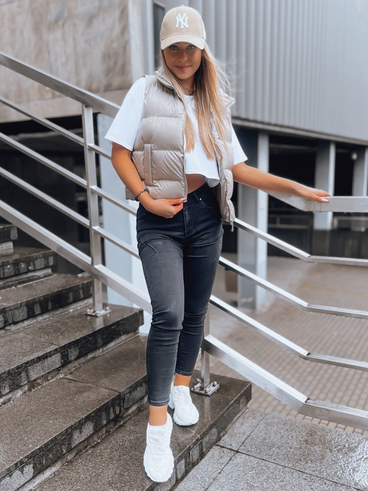 Spodnie damskie jeansowe ENDI czarne Dstreet UY1601-XL