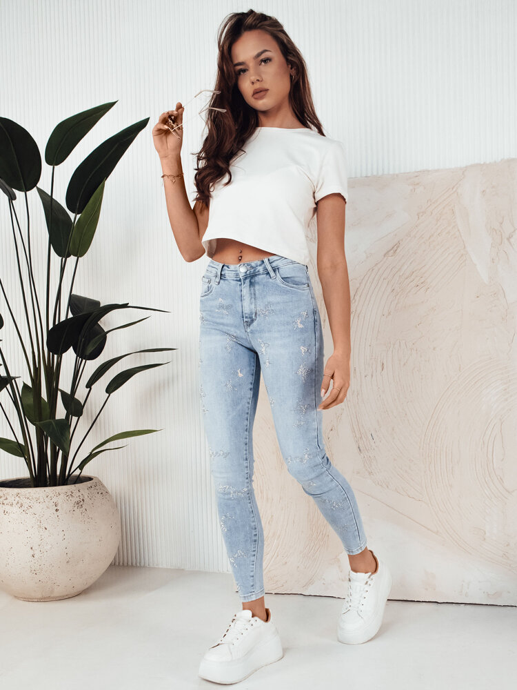 Spodnie damskie jeansowe CABRELA niebieskie Dstreet UY1943-27