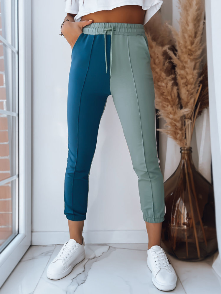 Spodnie damskie dresowe PASTELS zielone Dstreet UY1485-M