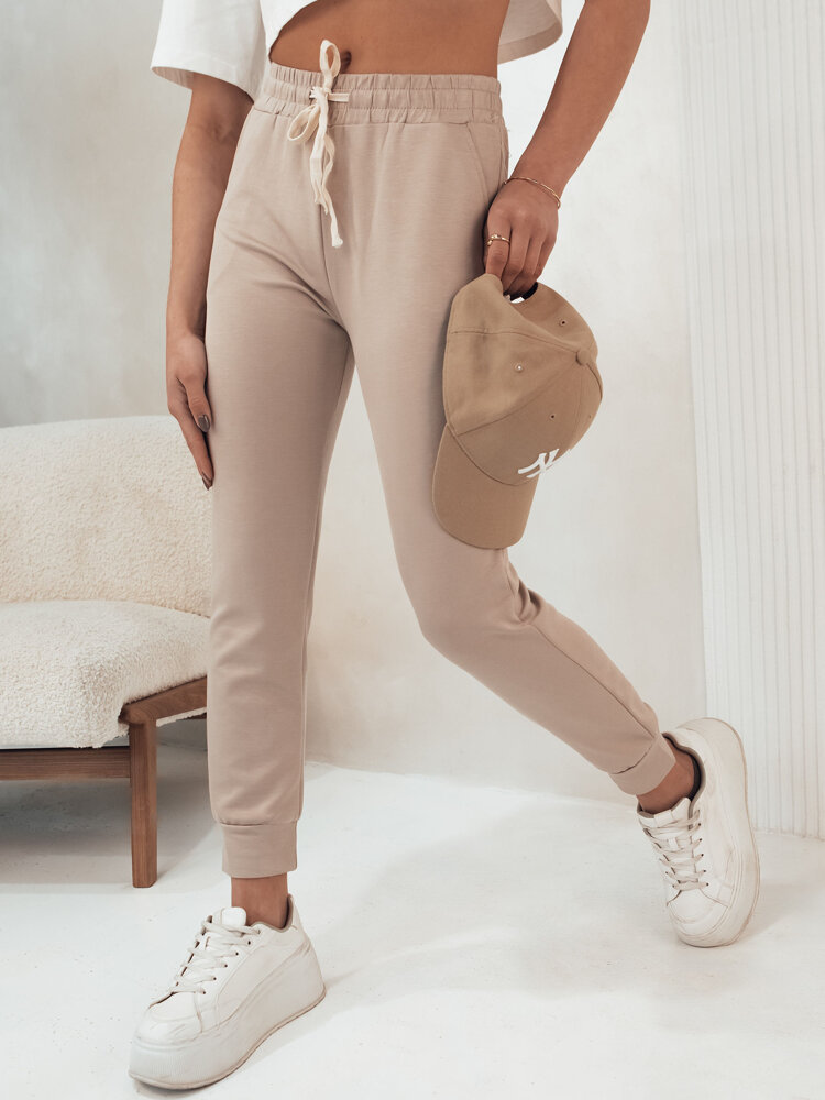 Spodnie damskie dresowe ELLEN khaki Dstreet UY1817-M/L