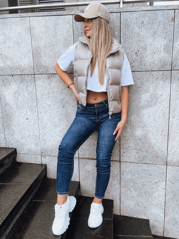 Spodnie damskie jeansowe EMILY ROSE niebieskie Dstreet UY1600-L
