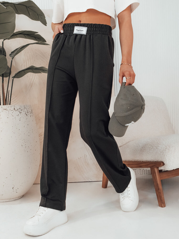 Spodnie damskie GLAPPO czarne Dstreet UY2093-S