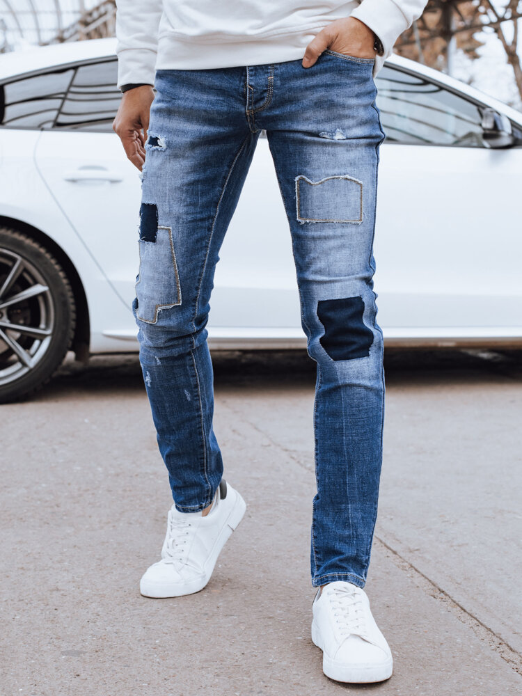 Spodnie męskie jeansowe niebieskie Dstreet UX4297-36