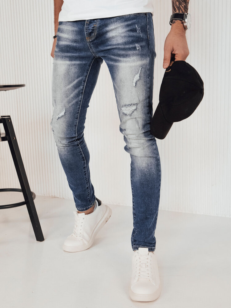 Spodnie męskie jeansowe niebieskie Dstreet UX4154-33