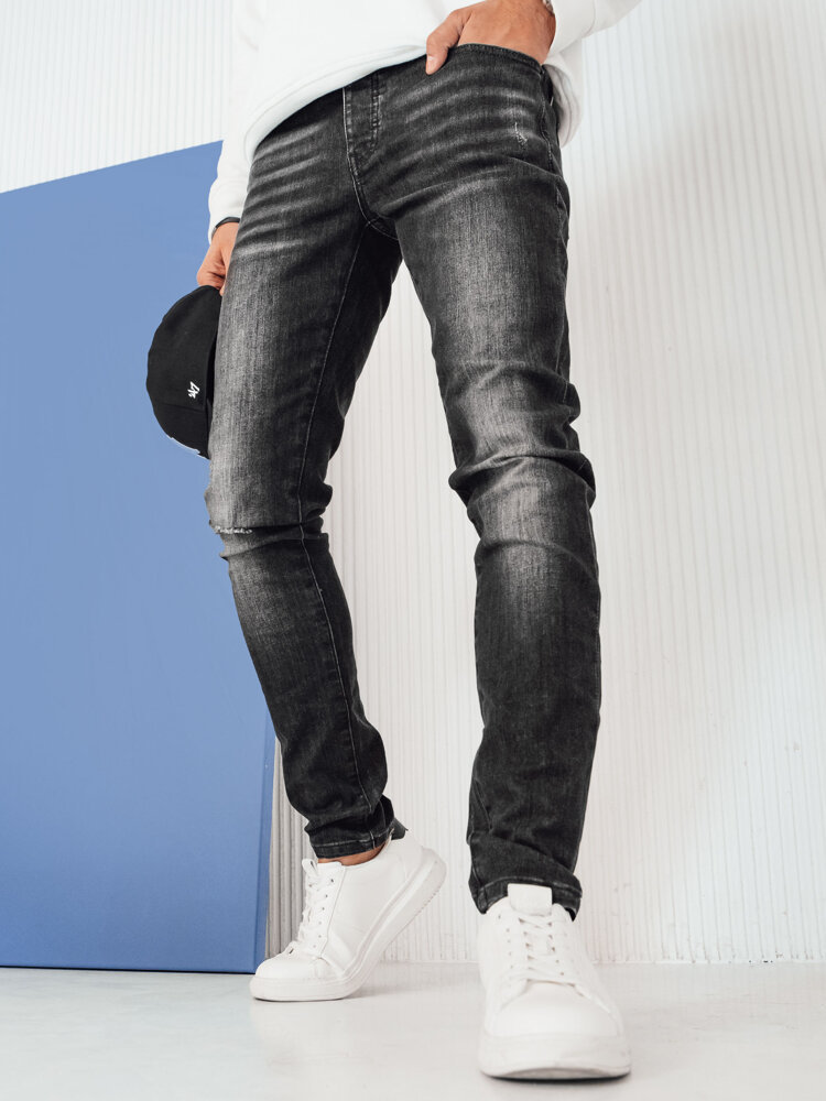 Spodnie męskie jeansowe czarne Dstreet UX4243-36