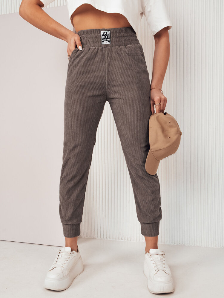 Spodnie damskie dresowe LORIST szare Dstreet UY2056-XL/XXL