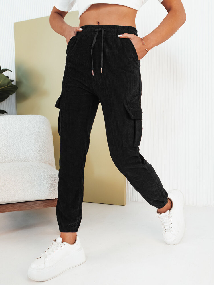 Spodnie damskie dresowe FLAYON granatowe Dstreet UY2058-L/XL