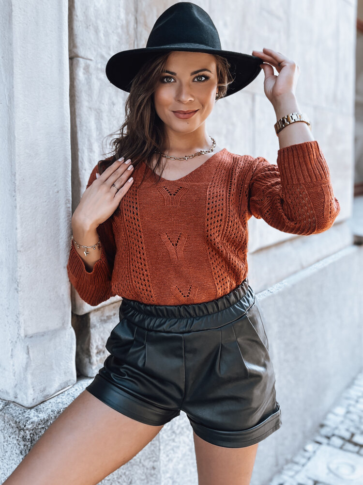 Sweter damski DARIA rudy Dstreet MY1721