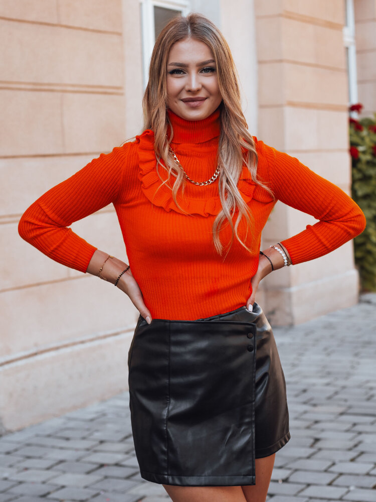 Sweter damski NOAH pomarańczowy Dstreet MY1413