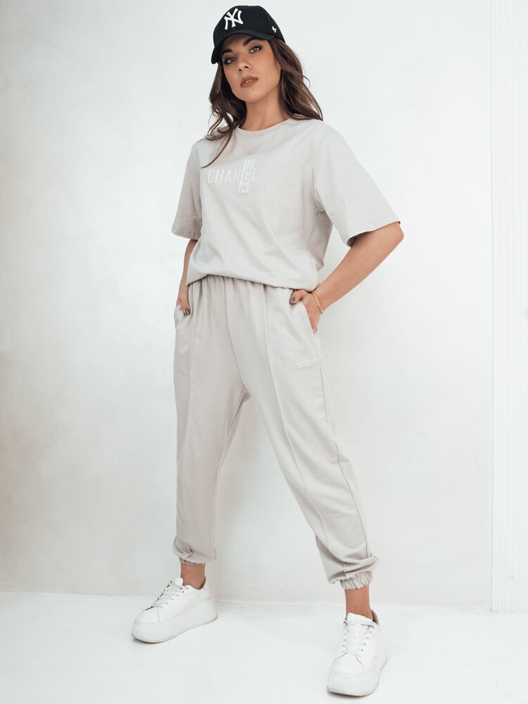 Komplet damski dresowy ZIMELAN szary Dstreet AY1031-S