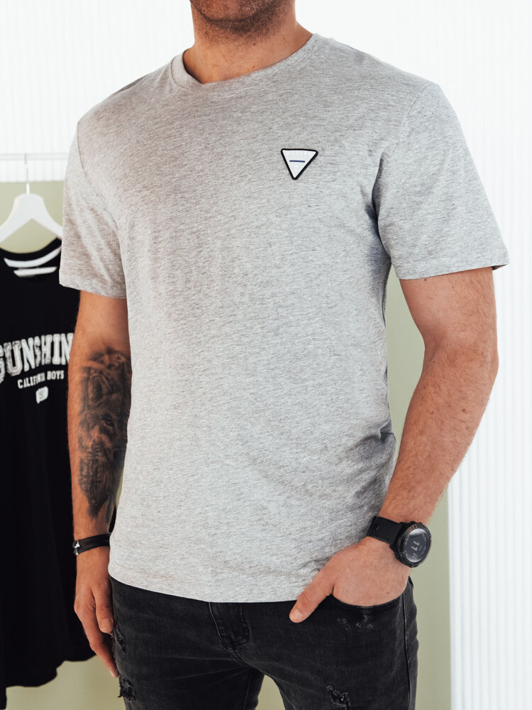 Koszulka męska basic szara Dstreet RX5441-XXL