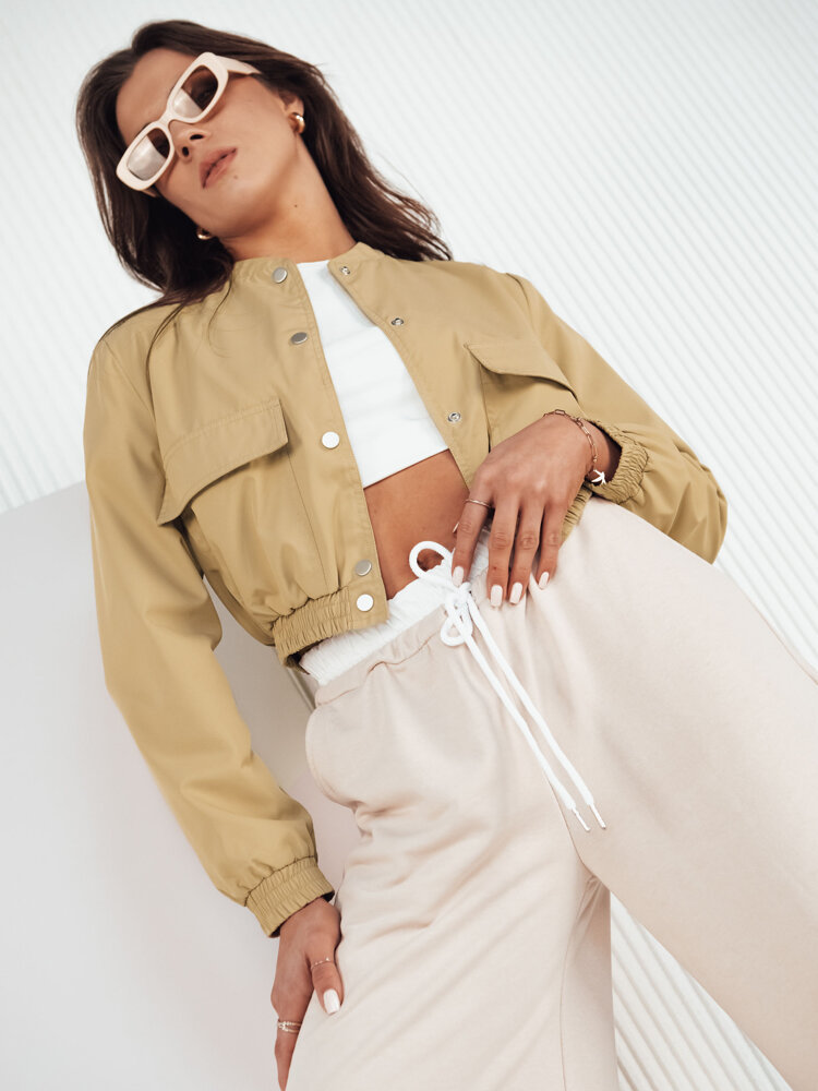 Kurtka damska przejściowa KADYS khaki Dstreet TY4187-M/L
