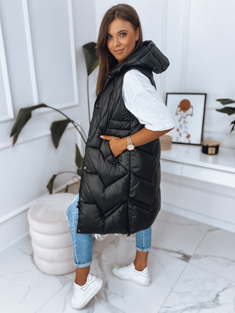 Kamizelka damska LARIS czarna Dstreet TY2832-S