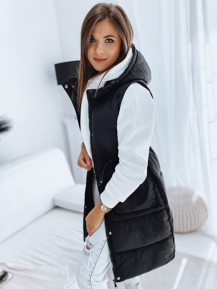 Kamizelka damska pikowana LADISA czarna Dstreet TY3288-XXL