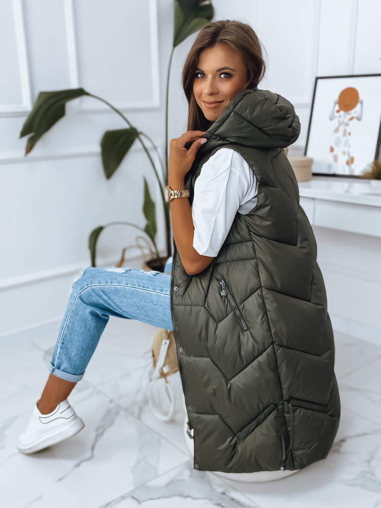 Kamizelka damska LARIS zielona Dstreet TY2834-L