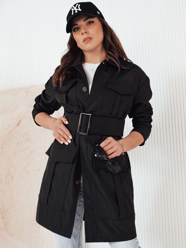 Płaszcz damski VERMONT czarny Dstreet NY0582-L