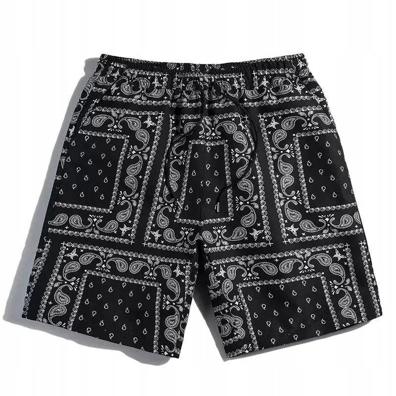 Spodenki szorty plażowe bandana streetwear
