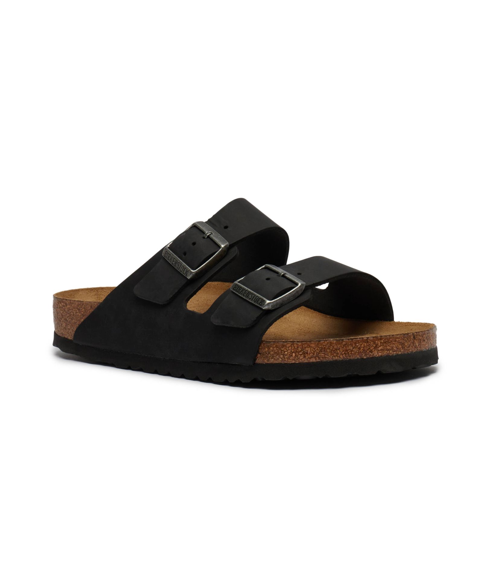 Birkenstock Skórzane klapki Arizona regular fit soft footbed