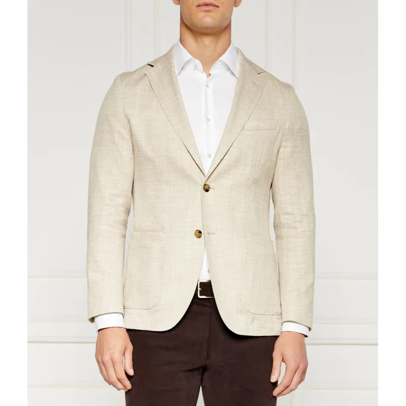 BOSS BLACK Marynarka C-Jaye | Regular Fit | z dodatkiem lnu