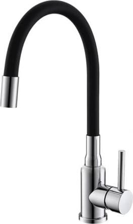 Bateria ALVEUS FLEXA chrom + wąż czarny (1147027)