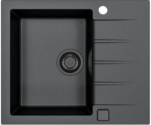 Zlew ALVEUS CADIT 10 BLACK EDITION czarny nakrapiany G91 (1148158)