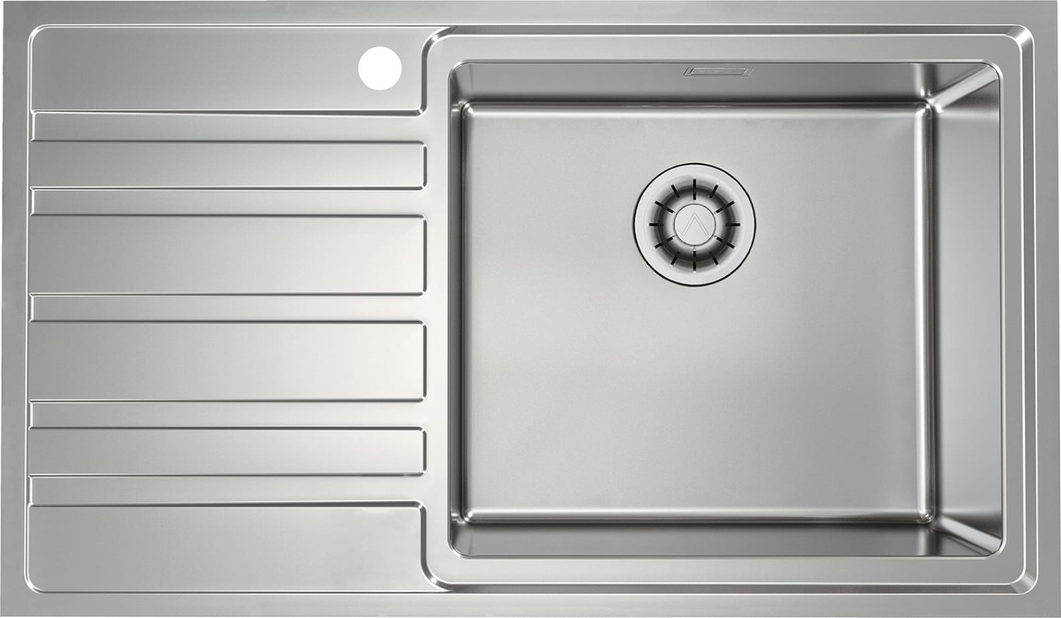 Zlew ALVEUS RANDO 50-FS komora PRAWA stal SATYNA (1149731)